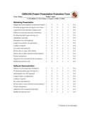 Project Presentation Evaluation Form page 1 preview