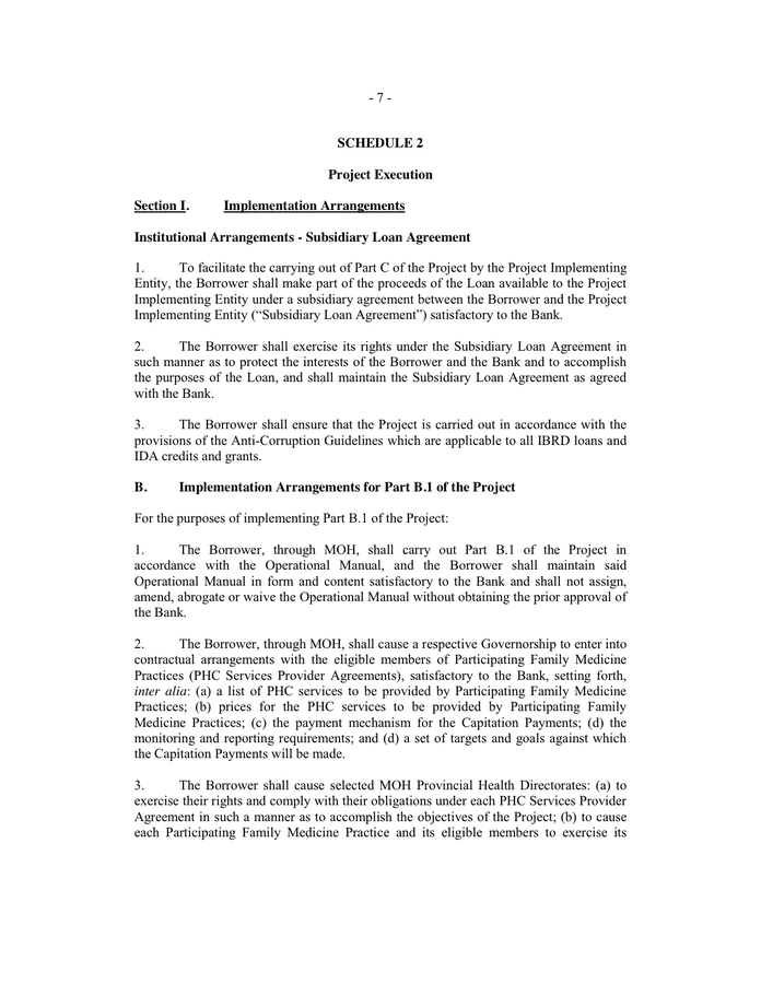 LOAN AGREEMENT in Word and Pdf formats - page 8 of 22