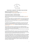 HORSE RIDING AGREEMENT AND LIABILITY RELEASE FORM page 1 preview