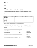 Work Schedule Template - download free documents for PDF, Word and Excel