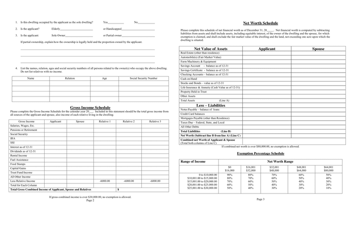 Affidavit in Word and Pdf formats - page 2 of 2