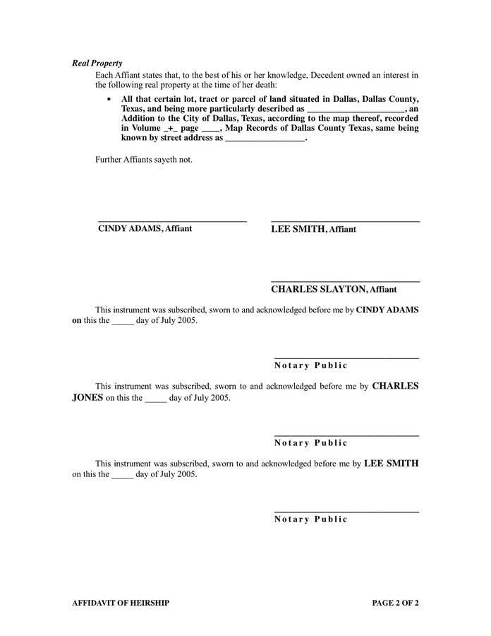 Warranty Deed In Word And Pdf Formats Page 2 Of 2 4621