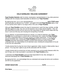 HOLD HARMLESS / RELEASE AGREEMENT page 1 preview