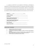 Waiver and Hold Harmless Agreement page 2 preview