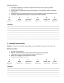 Performance Evaluation Template page 2 preview