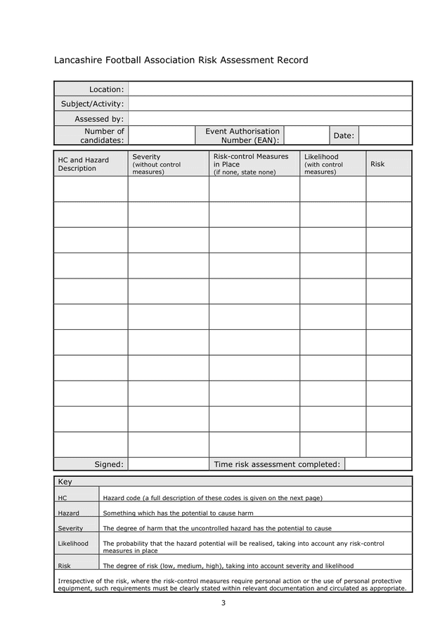 Sample Health And Safety Policy In Word And Pdf Formats Page 3 Of 4