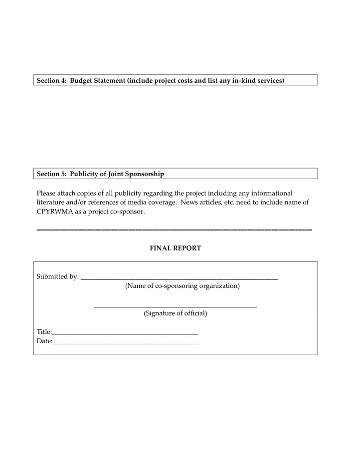 Project final report in Word and Pdf formats - page 2 of 3