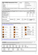 Blank Risk Assessment Template page 1 preview