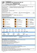 Blank Risk Assessment Template page 1 preview