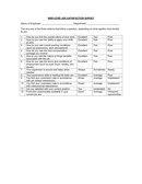 EMPLOYEE JOB SATISFACTION SURVEY page 1 preview