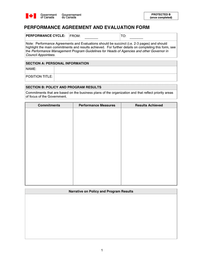 performance-agreement-and-evaluation-form-in-word-and-pdf-formats