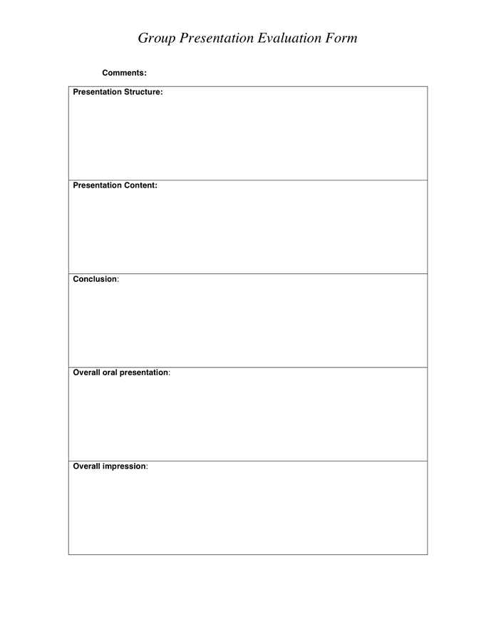 Group Peer Evaluation Form in Word and Pdf formats - page 2 of 2