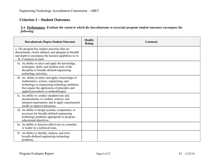 Program Evaluation Form in Word and Pdf formats - page 6 of 27