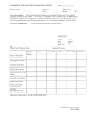 Student Evaluation Form - download free documents for PDF, Word and Excel