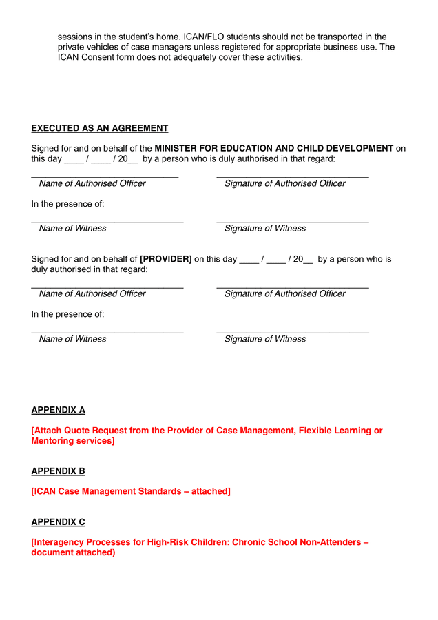 SERVICE AGREEMENT in Word and Pdf formats - page 3 of 6