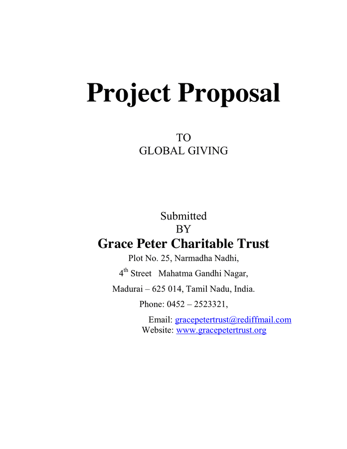 project proposal essay title