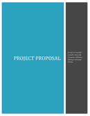 project proposal Template page 1 preview