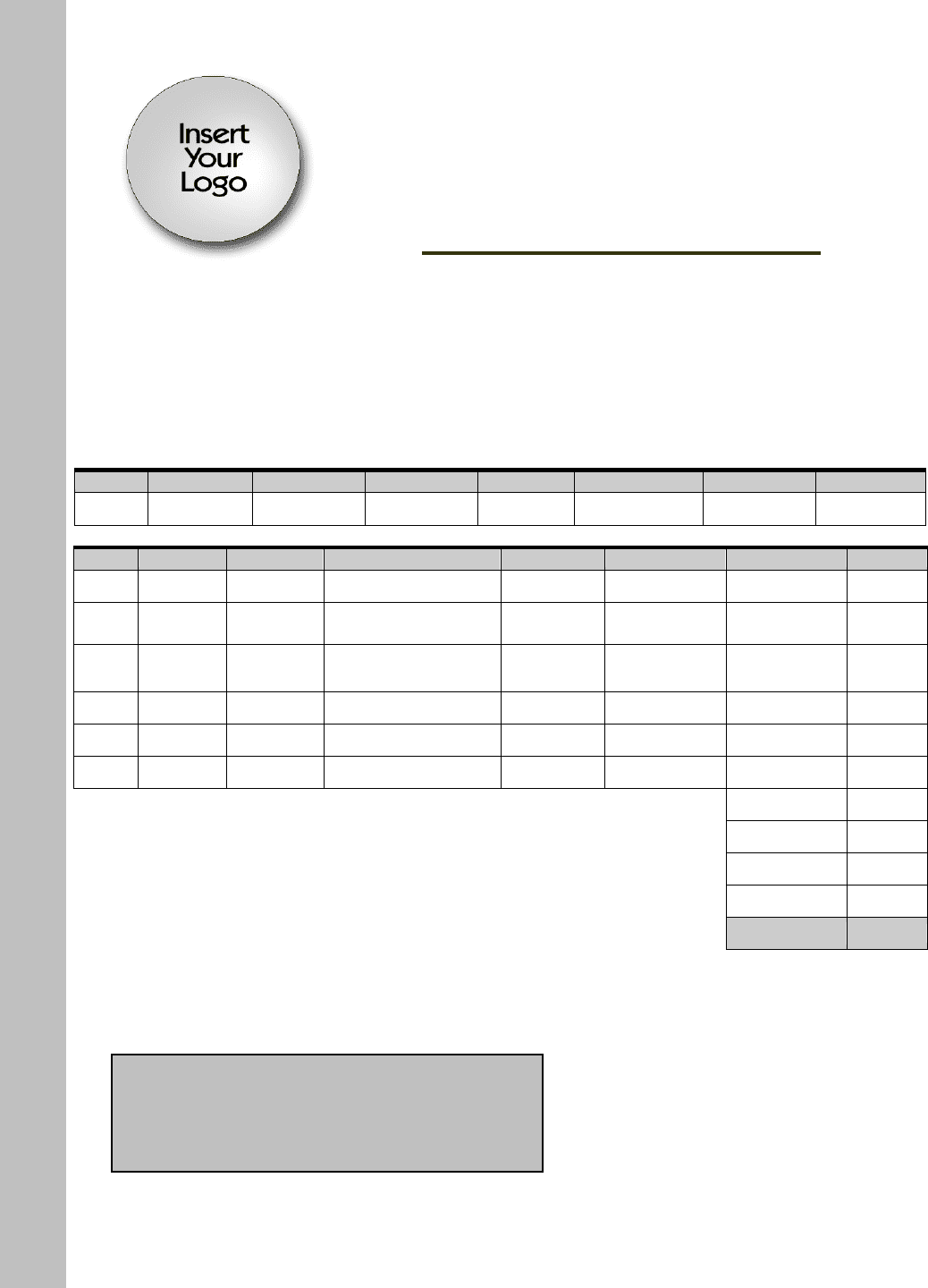 invoice sample in word and pdf formats