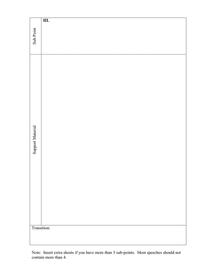 Outline Template in Word and Pdf formats page 5 of 6