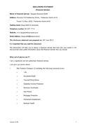 Financial Adviser Disclosure Statement page 1 preview