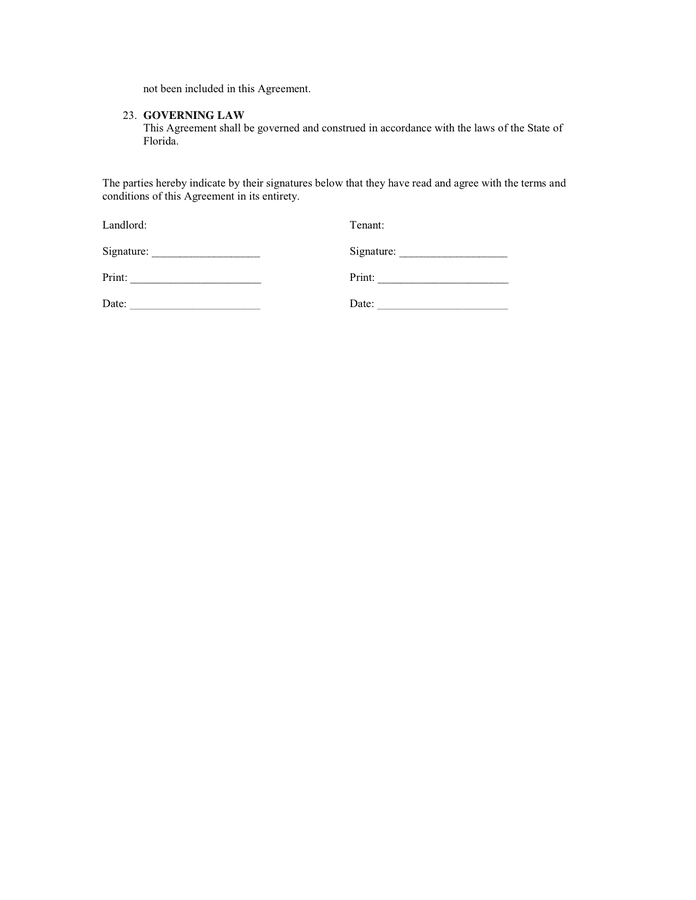 RESIDENTIAL CONDOMINIUM LEASE AGREEMENT in Word and Pdf formats - page ...