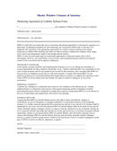Mentoring Agreement & Liability Release Form page 1 preview
