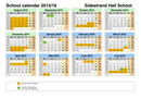 School calendar 2015/16 page 1 preview