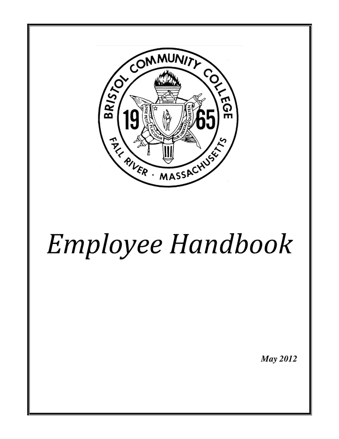 EMPLOYEE HANDBOOK in Word and Pdf formats
