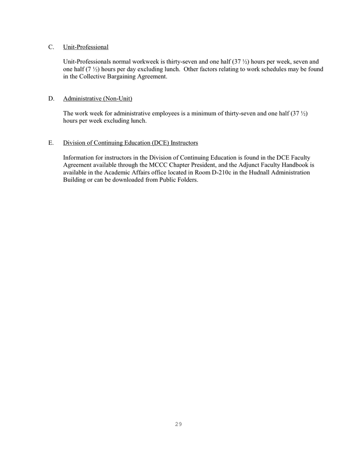EMPLOYEE HANDBOOK in Word and Pdf formats page 33 of 64