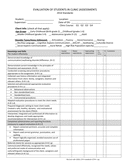 Student Evaluation Form - download free documents for PDF, Word and Excel