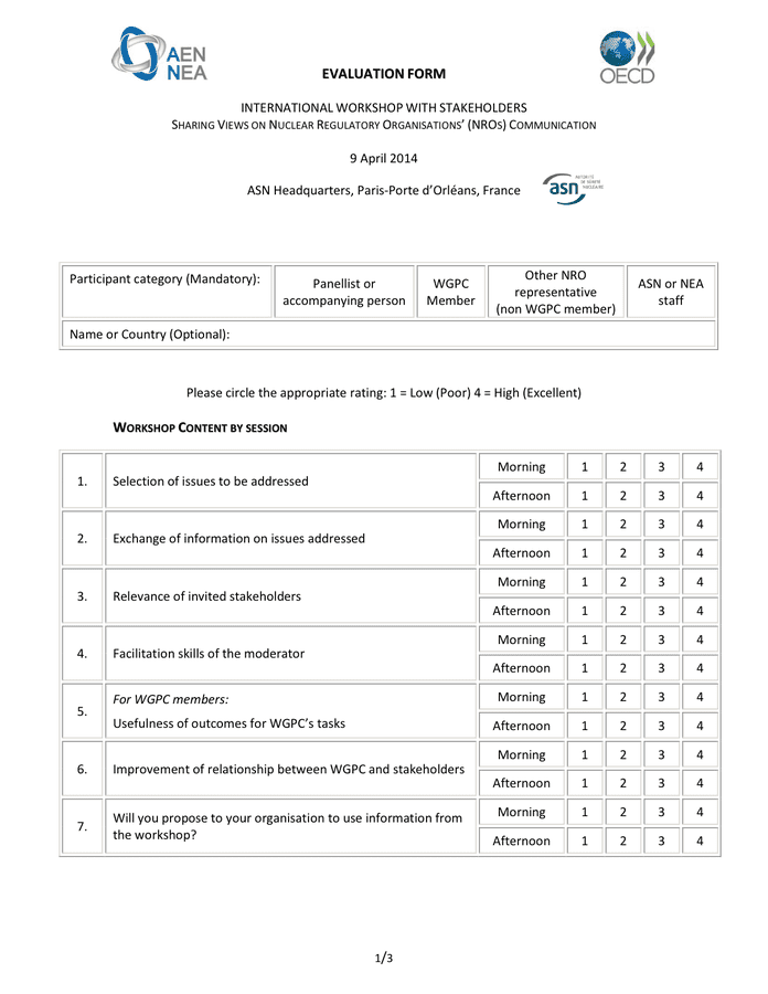 Survey Sample In Word And Pdf Formats