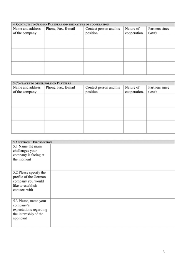 Company Profile sample in Word and Pdf formats - page 3 of 4