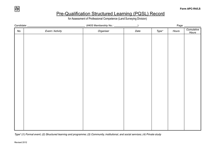 LOG SHEET in Word and Pdf formats