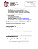 Transcript Request Template - download free documents for PDF, Word and ...