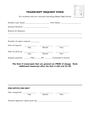 Transcript Request form in Word and Pdf formats