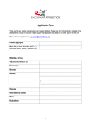 APPLICATION FORM FOR EMPLOYMENT page 1 preview