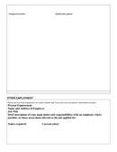 APPLICATION FOR EMPLOYMENT page 2 preview