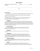 Service Agreement page 1 preview