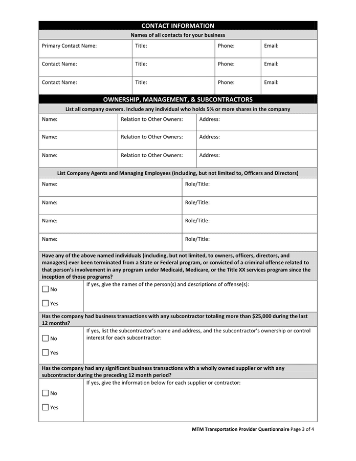 Letter of Intent in Word and Pdf formats - page 3 of 4