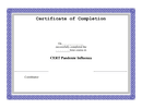 CERTIFICATE OF COMPLETION page 1 preview