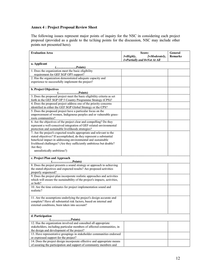 PROJECT PROPOSAL GUIDELINES in Word and Pdf formats - page 17 of 18