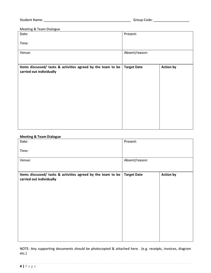 BUSINESS PROPOSAL FORM in Word and Pdf formats - page 4 of 4