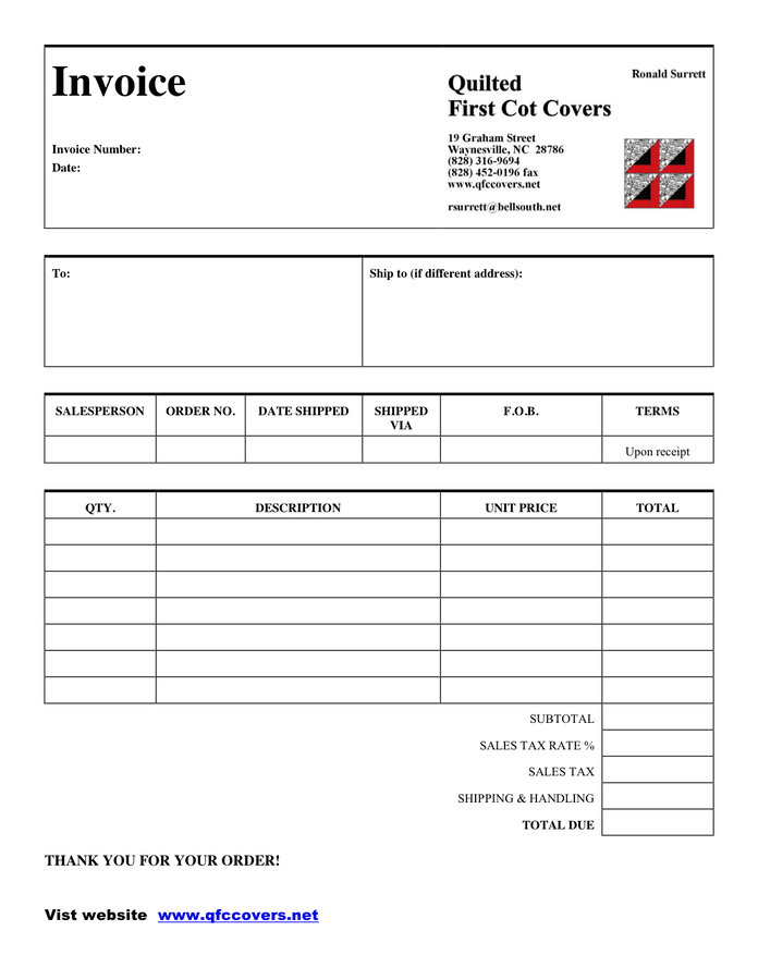 Blank Invoice from static.dexform.com