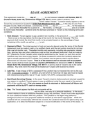 LEASE AGREEMENT page 1 preview