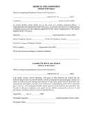 LIABILITY RELEASE FORM page 1 preview