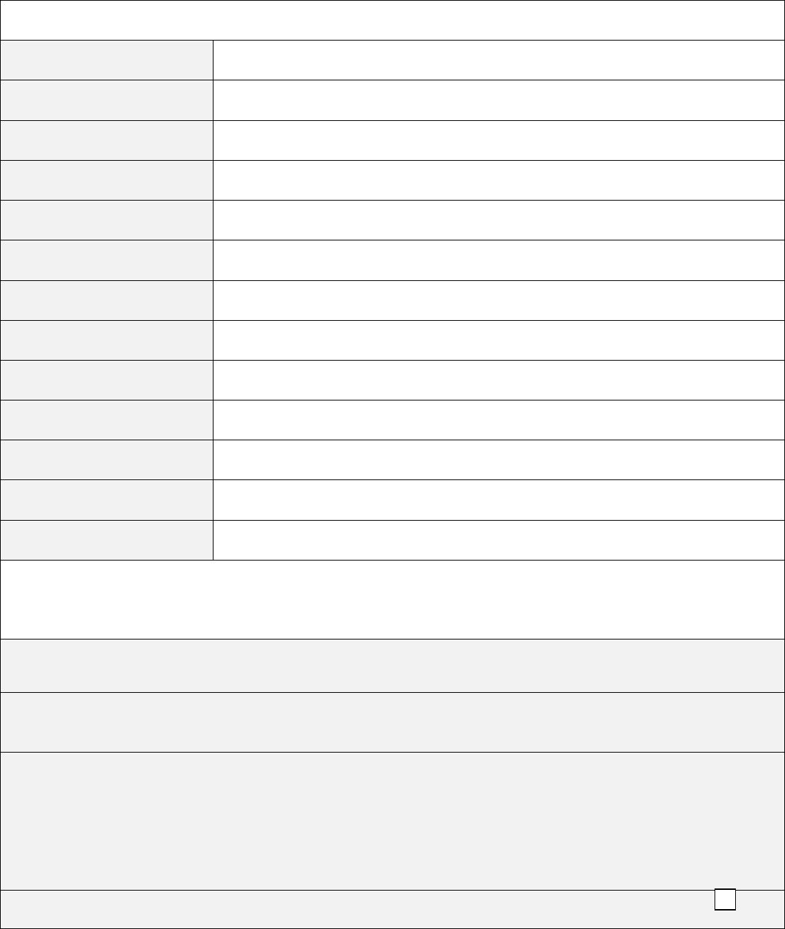 Company profile form – products in Word and Pdf formats - page 2 of 3