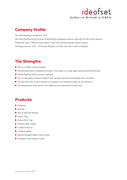 Company profile page 1 preview