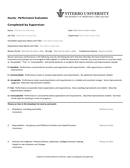 PERFORMANCE EVALUATION FORM page 1 preview