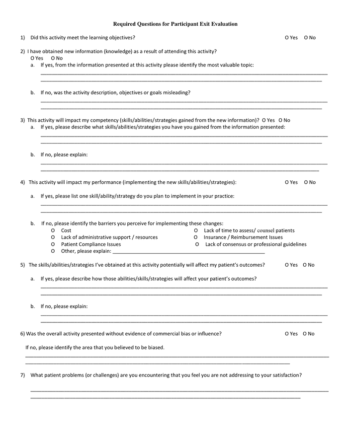 Program Evaluation - download free documents for PDF, Word and Excel