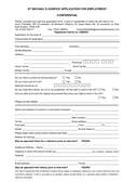 HOSPICE APPLICATION FOR EMPLOYMENT page 1 preview